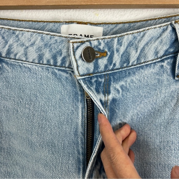 Frame Denim Le Garçon Distressed Boyfriend Light Wash Jeans National 31 - Picture 5 of 11